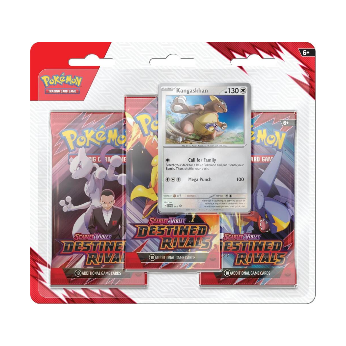 Pokémon TCG: Scarlet and Violet Destined Rivals - 3-Pack Blister Pack (Styles May Vary)