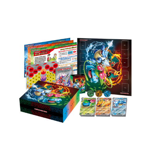 pokemon card game special deck set ex venusaur charizard blastoise Pokemon Charizard, Venusaur & Blastoise EX Japanese Special Deck Set OPENING!