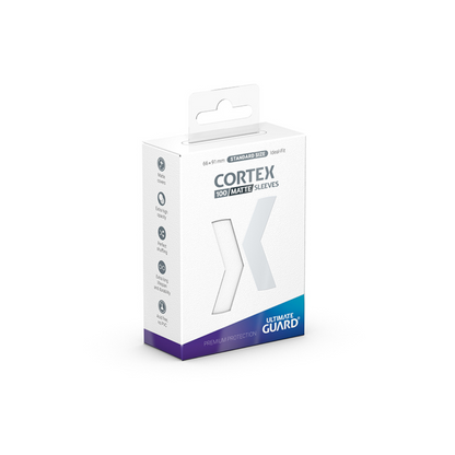 Card Sleeves: Cortex Standard Size- Matte White (100 ct.)