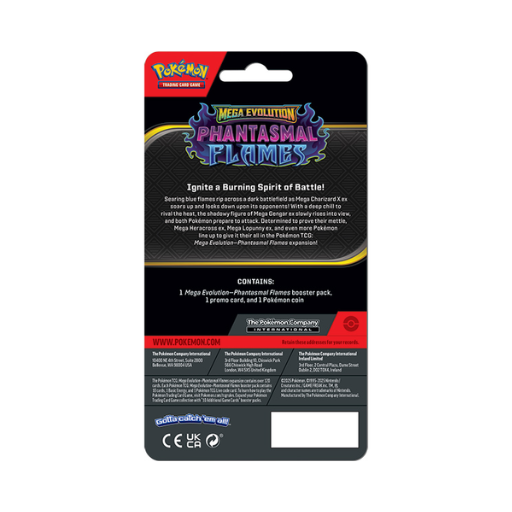 Pokémon TCG: Mega Evolution 02 Phantasmal Flames - Checklane Blister
