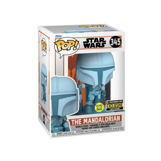 Funko Pop! Star Wars: The Mandalorian Hologram Glow-in-the-Dark (Entertainment Earth Exclusive)