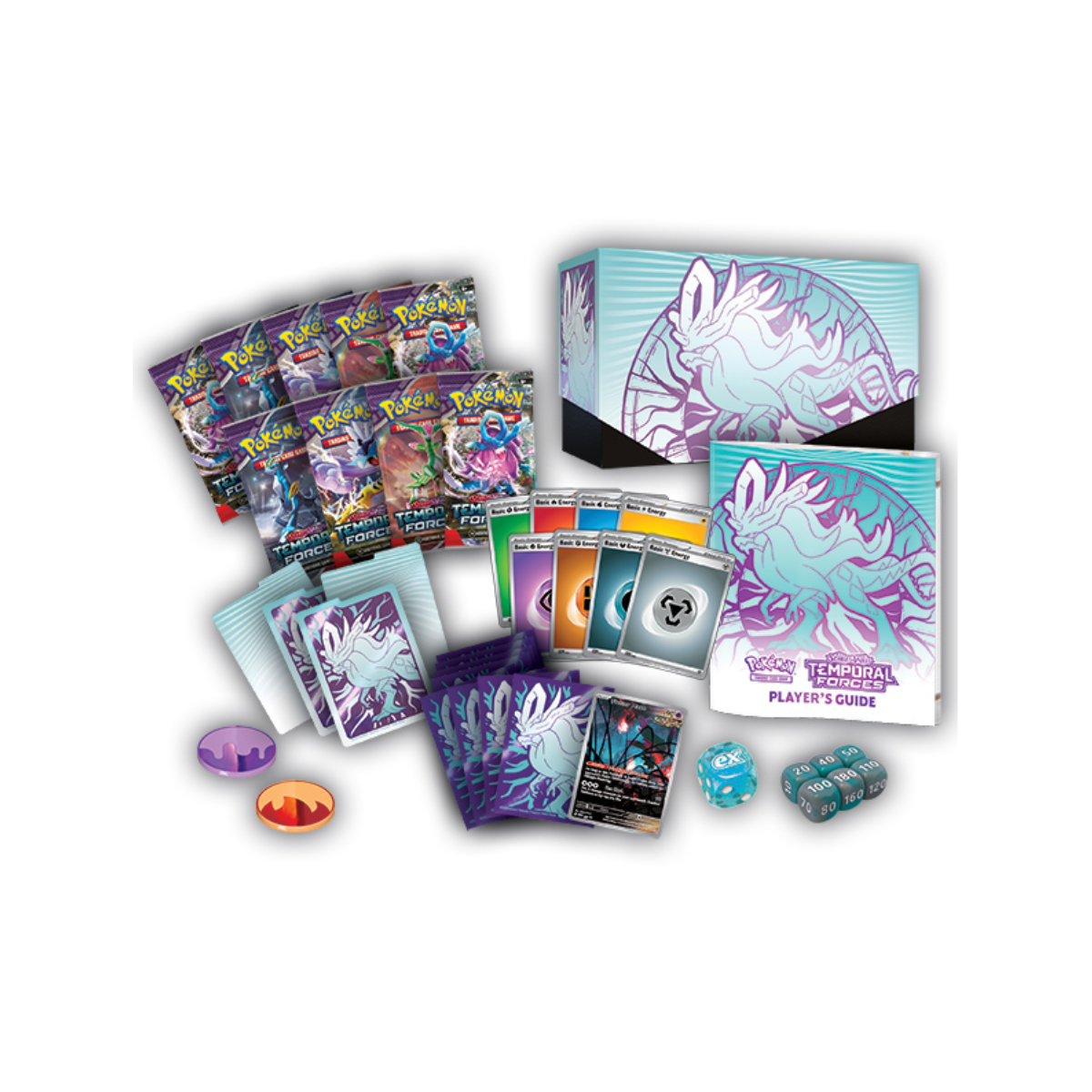 Pokemon TCG: Scarlet & Violet 05 Temporal Forces- Elite Trainer Box (Styles May Vary)