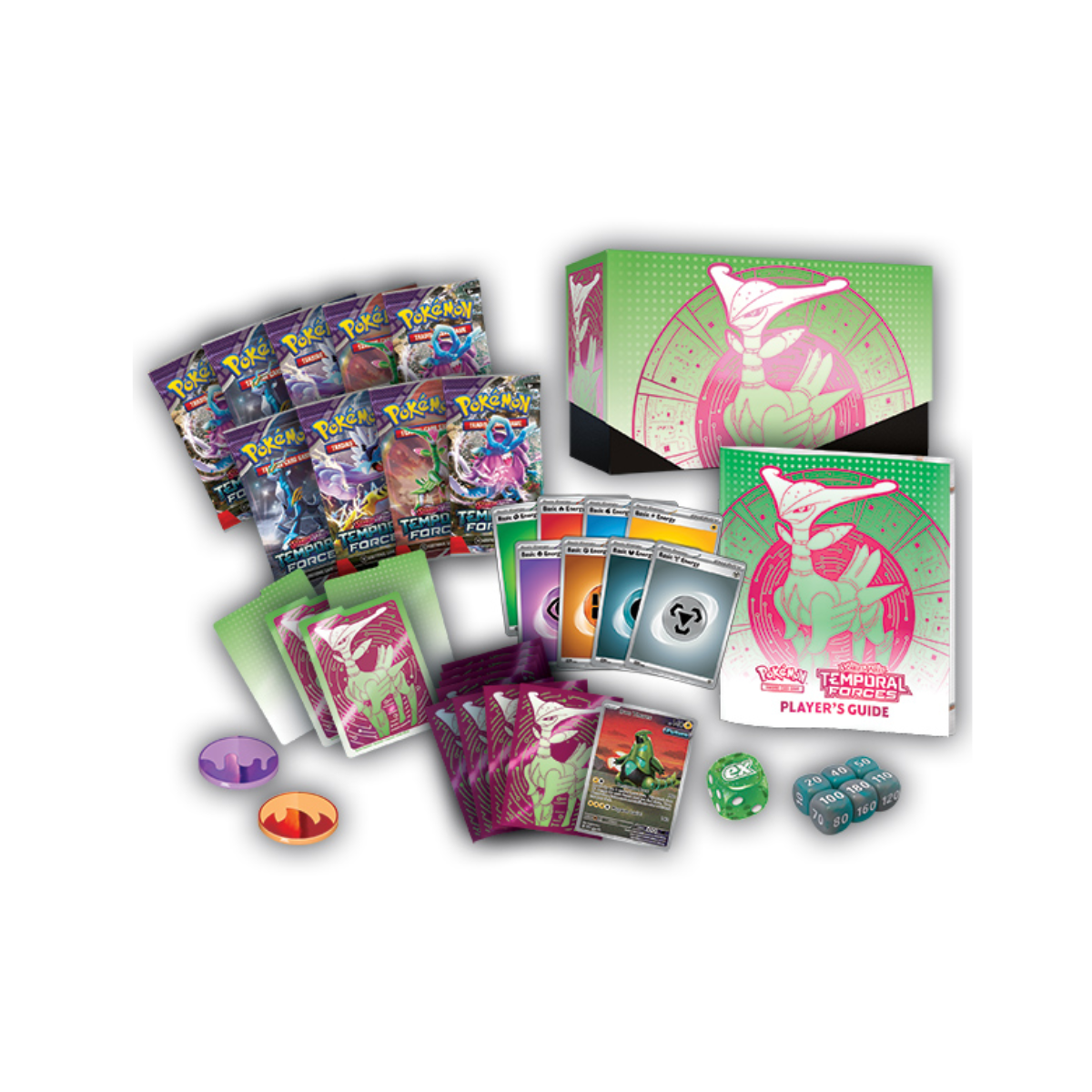 Pokemon TCG: Scarlet & Violet 05 Temporal Forces- Elite Trainer Box (Styles May Vary)