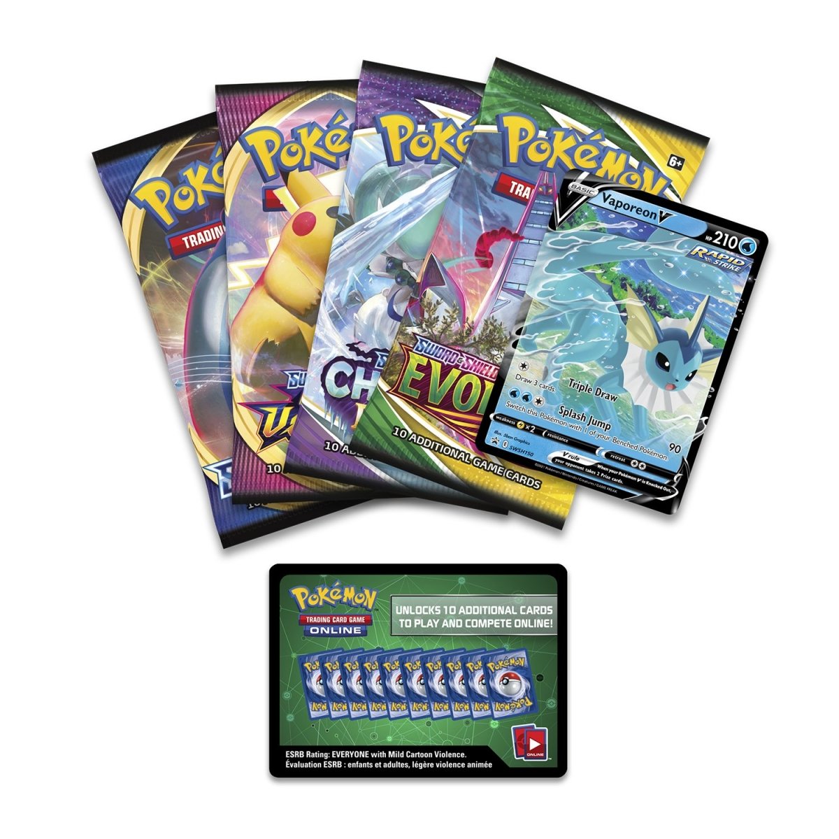 Pokemon TCG: Eevee Evolutions Tin [Vaporeon V]