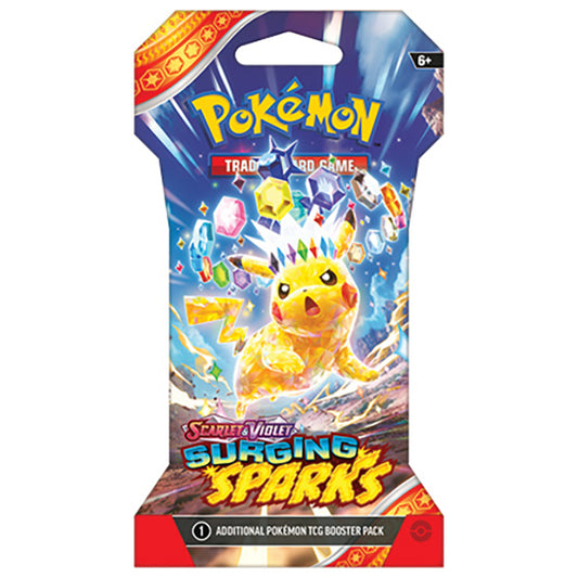 Pokemon TCG: Scarlet & Violet 08 Surging Sparks- Sleeved Booster Pack