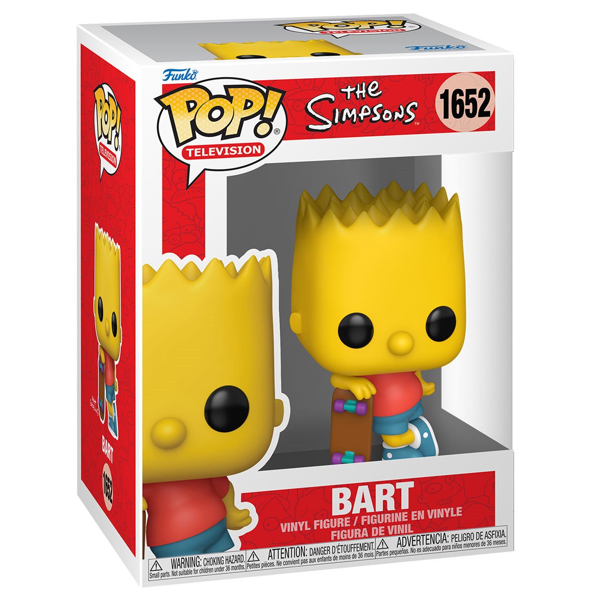 Funko Pop!  The Simpsons - Bart Simpson with Skateboard