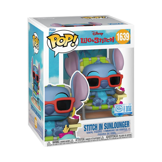 Funko Pop! Premium Disney - Lilo & Stitch Stitch in Sunlounger (Entertainment Earth)